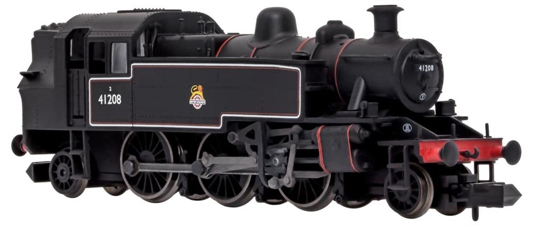 Dapol N 2S-015-007 BR 41208 ex-LMS Ivatt Class 2MT 2-6-2T Lined Black Early Emblem