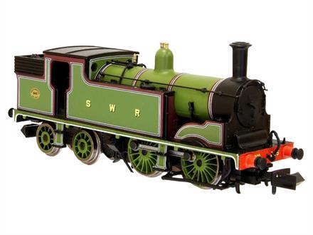 Nicely detailed model of the Southern Railway ex-LSWR M7 design 0-4-4 tank engines used on outer suburban and many country branch lines.Model finished in LSWR lined green livery as locomotive number 245.Powered by Dapol's proven motor and mechanism for reliable running the Southern Railway M7 tank features cab interior detailing, wire formed brake rodding, fine hand rails and optional Rapido type or dummy screw coupling