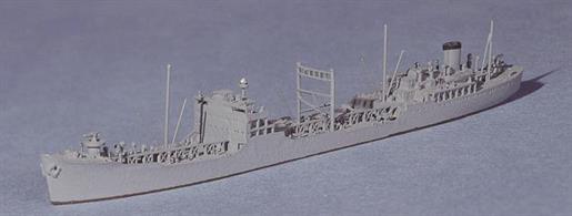 A 1/1250 scale metal model of Nippon Maru a fleet oiler for the Imperial Japanese Navy in WW2 by Navis Neptun 1293.