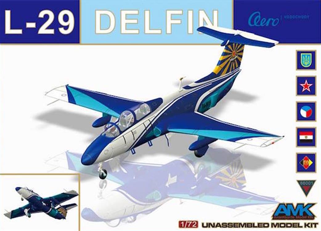AvantGarde Model Kits AMK 1/72 86001 Aero L-29 Delfin Trainer Plastic Kit