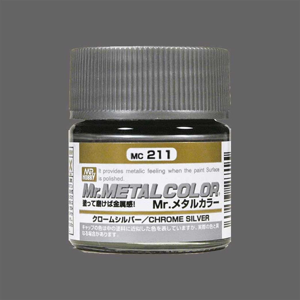 Gunze Sangyo  MC213 213 Mr Color Metal Color Stainless 10ml Pot
