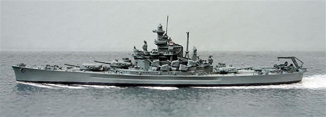 Navis Neptun 1/1250 1301B USS Indiana, an American WW2 Battleship, 1943