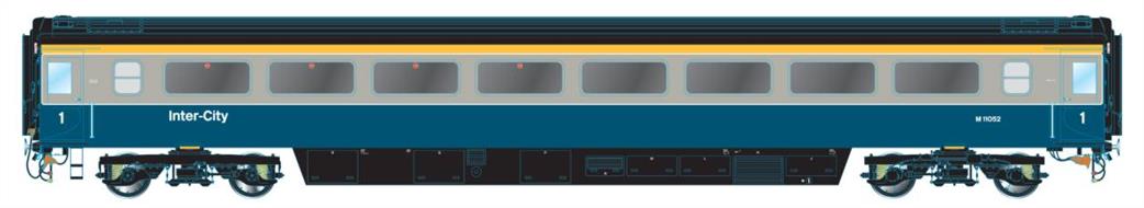 Oxford Rail OO OR763FO001 BR Mk3a FO First Class Open Coach M11052 Blue & Grey Livery