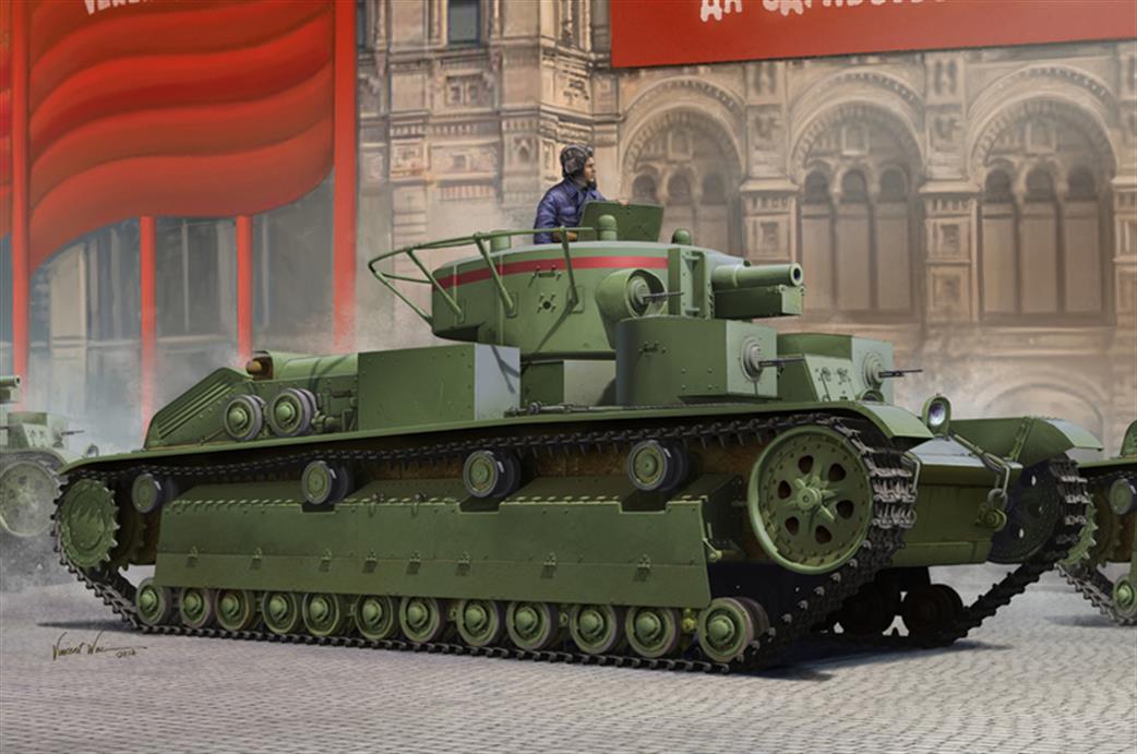 Hobbyboss 1/35 83851 Soviet T-28 Medium Tank Early Pro Kit