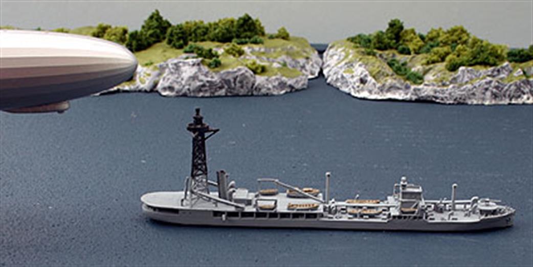 Saratoga Model Shipyard 1/1250 SMY30 USS Patoka (AO9) with an airship mooring mast fitted