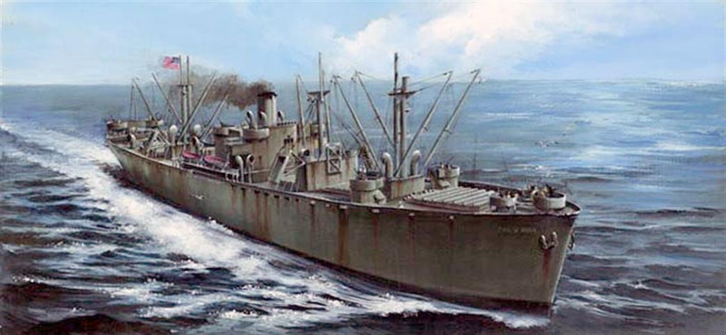 Trumpeter 05308 SS John W Brown WW2 Liberty Ship Kit 1/350