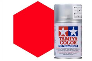 Tamiya PS20 Fluorescent Red Polycarbonate Spray Paint 100ml PS-20Ideally a second coat of white or silver will bring the best out of this fluorescent range, giving a lot more vibrancy to the initial colour.