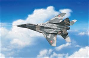 Italeri 1377 1/72 Scale Soviet Mig-29 Fulcrum Jet AircaftDimensions - Length 318mm.The kit includes some clear styrene components, decals for 4 versions, livery sheet and full instructions.