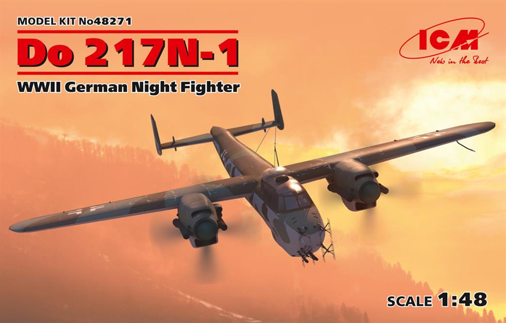 ICM 1/48 48271 German WW2 DO-217 N-1 Night Fighter Aircraft Kit
