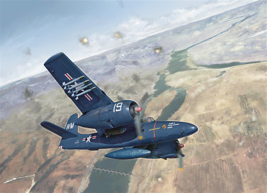 Italeri 1/48 2756 F7F-3 Tigercat USAF Fighter Plane Plastic Kit