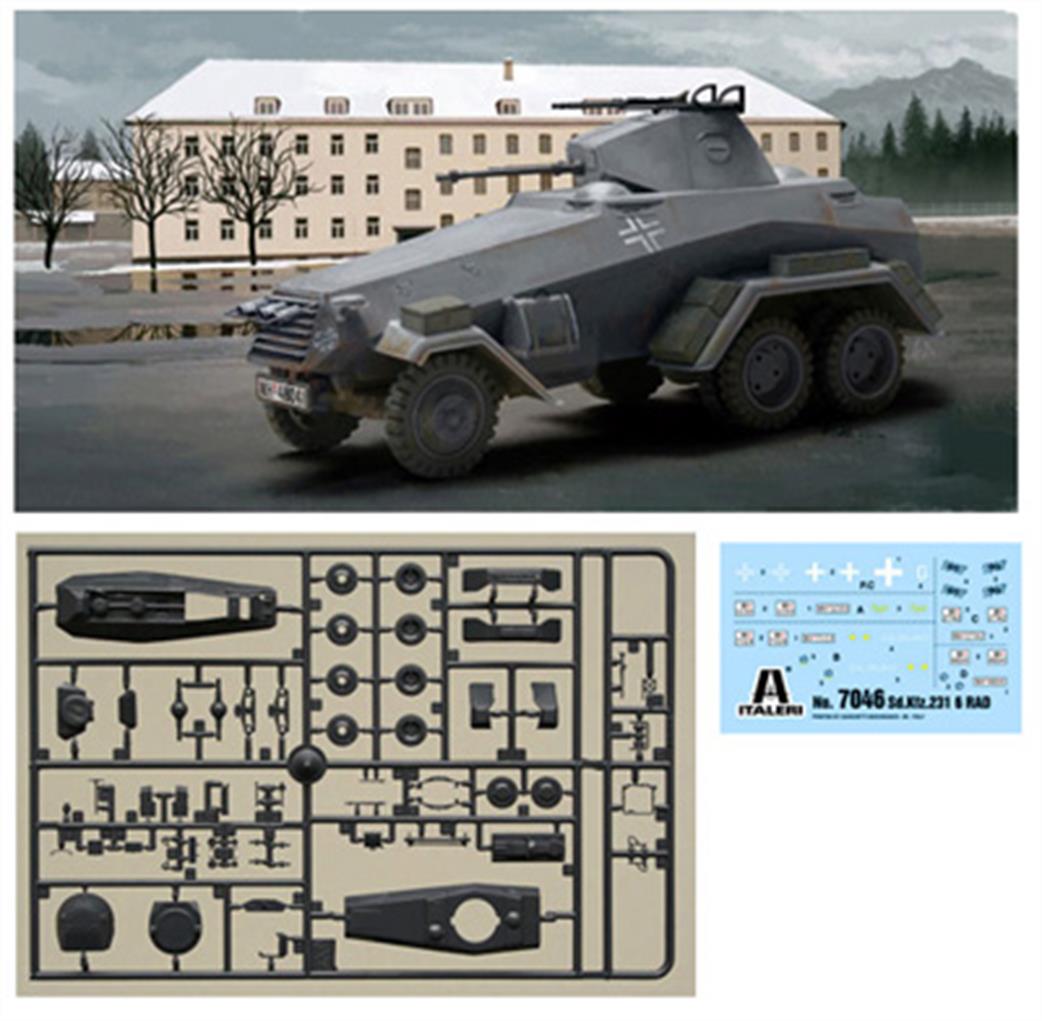 Italeri 1/72 7046 SD.KFZ 231 6 RAD