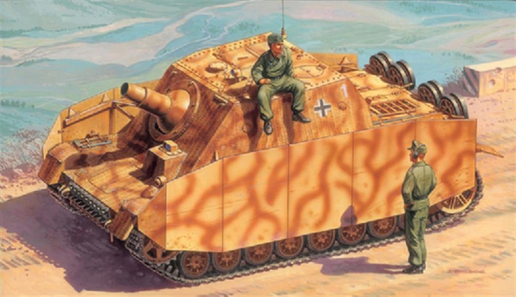 Italeri 1/72 7050 SD.KFZ.176 Sturmpz.Brummbar Model Kit