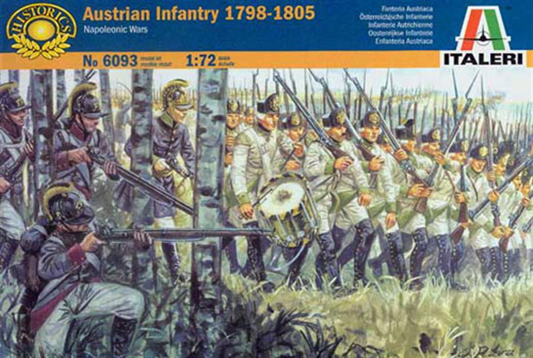 Italeri 1/72 6093 Napoleonic Wars Austrian Infantry 1800-05