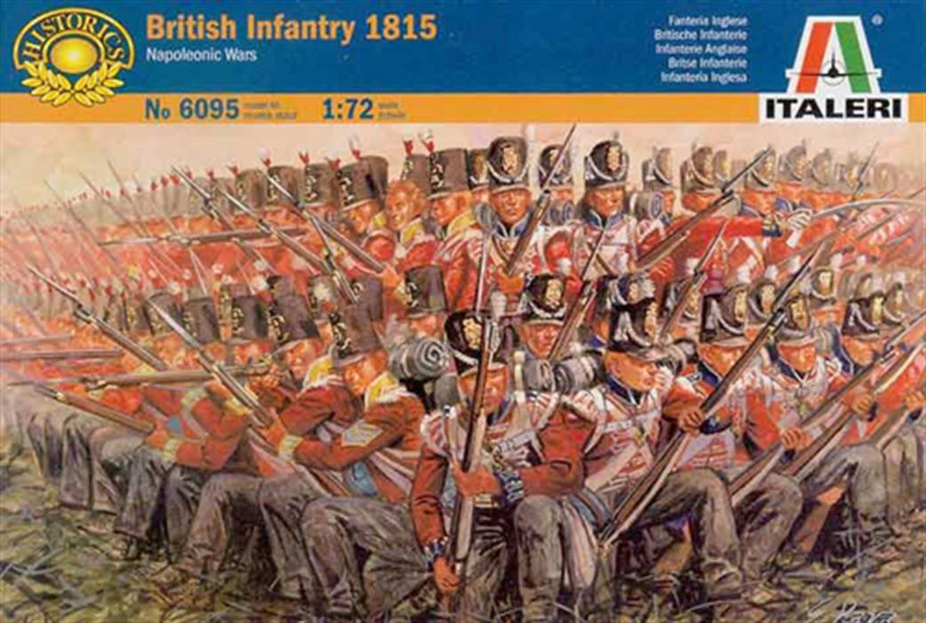 Italeri 1/72 6095 Napoleonic Wars British Infantry 1815