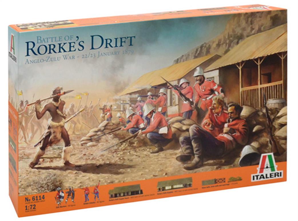 Italeri 1/72 6114 Battle of Rorkes Drift Zulu Wars