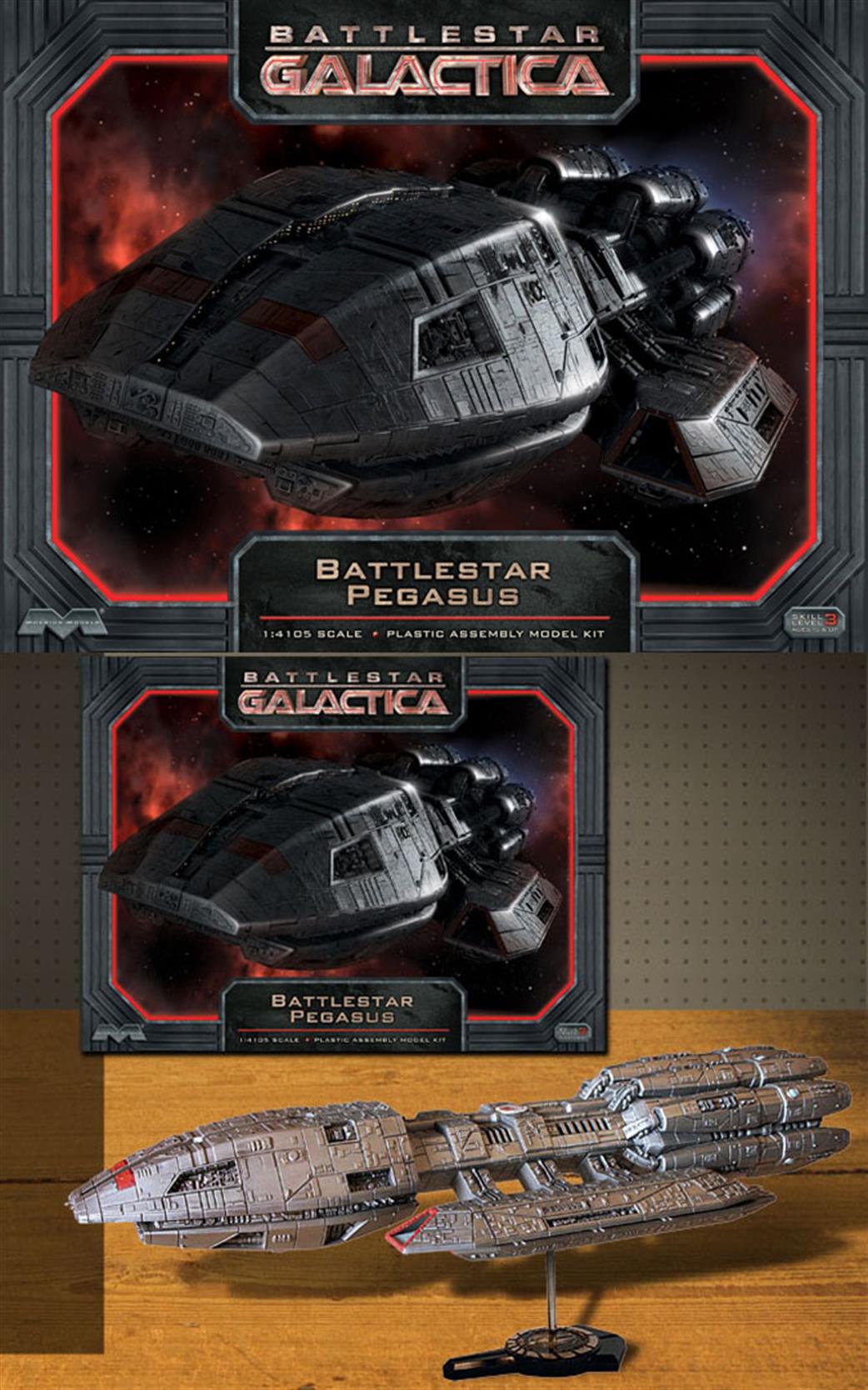 Moebius 1/4105 MMK931 Battlestar Galactica Pegasus Kit