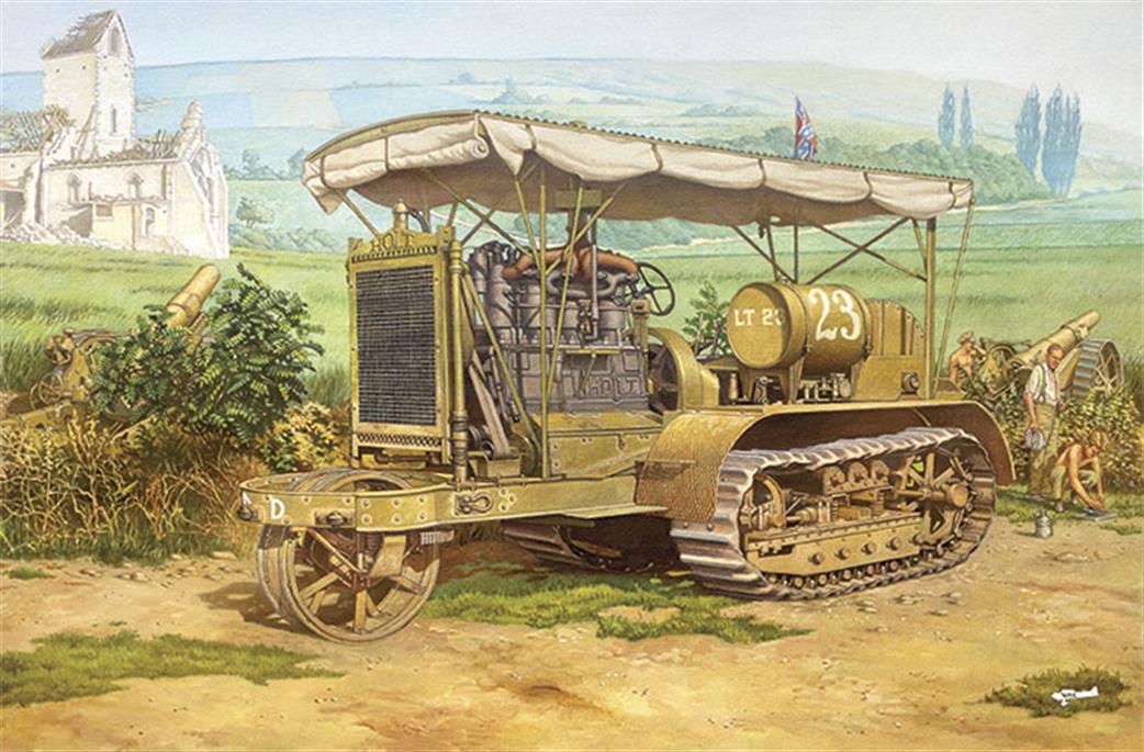 Roden 1/35 812 Holt 75 Artillery tractor Kit