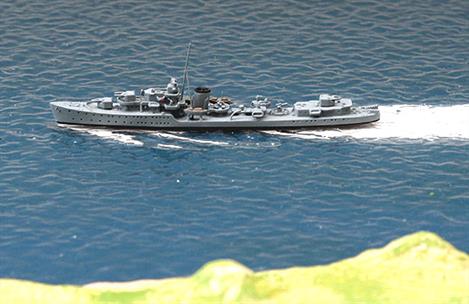 &nbsp;Neptun make other variants of these large destroyers. This represents typical ships as they entered service.