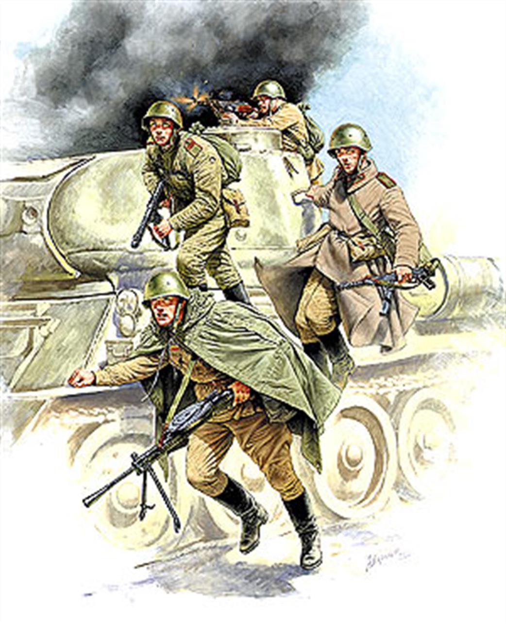 Zvezda 1/35 3544 Soviet Tank Infantry