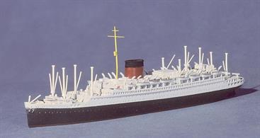 Detailed fully painted model of the Lafayette.