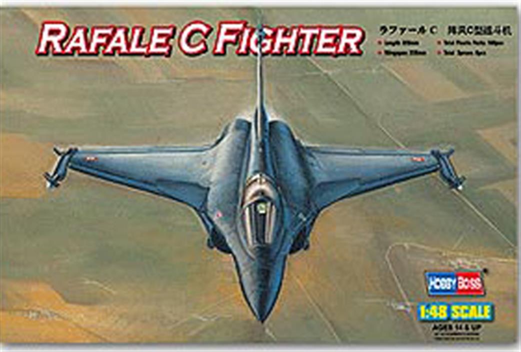 Hobbyboss 1/48 80318 Rafale C Modern French Multi-Role Jet Aircraft