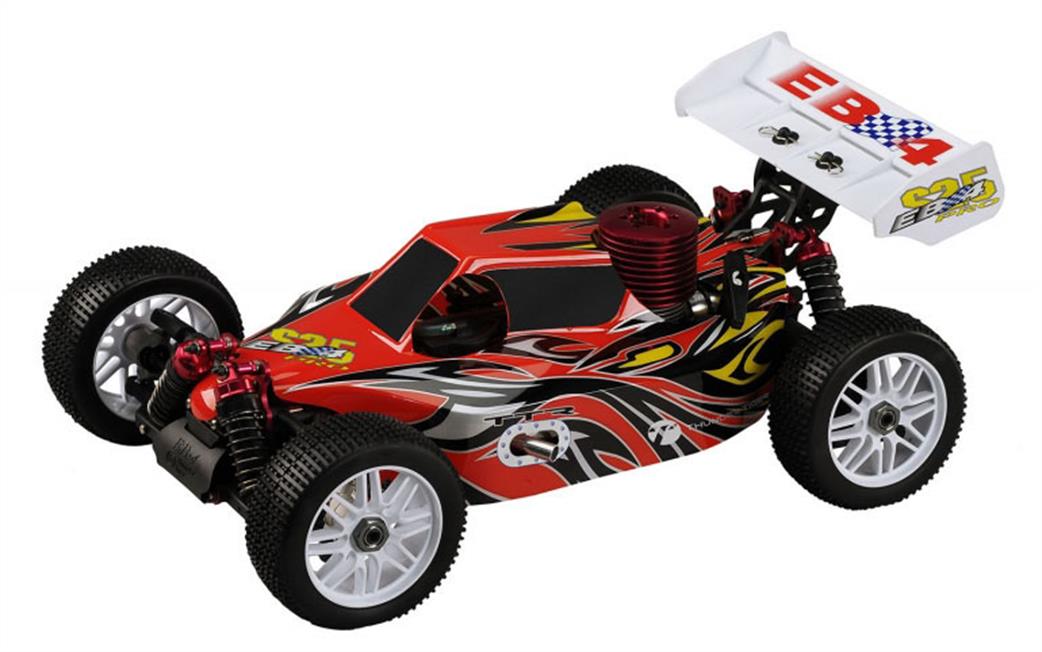 Thunder Tiger 1/8 6243-F111 EB4 S2.5 Orange Super Combo RTR Nitro Off Road Buggy