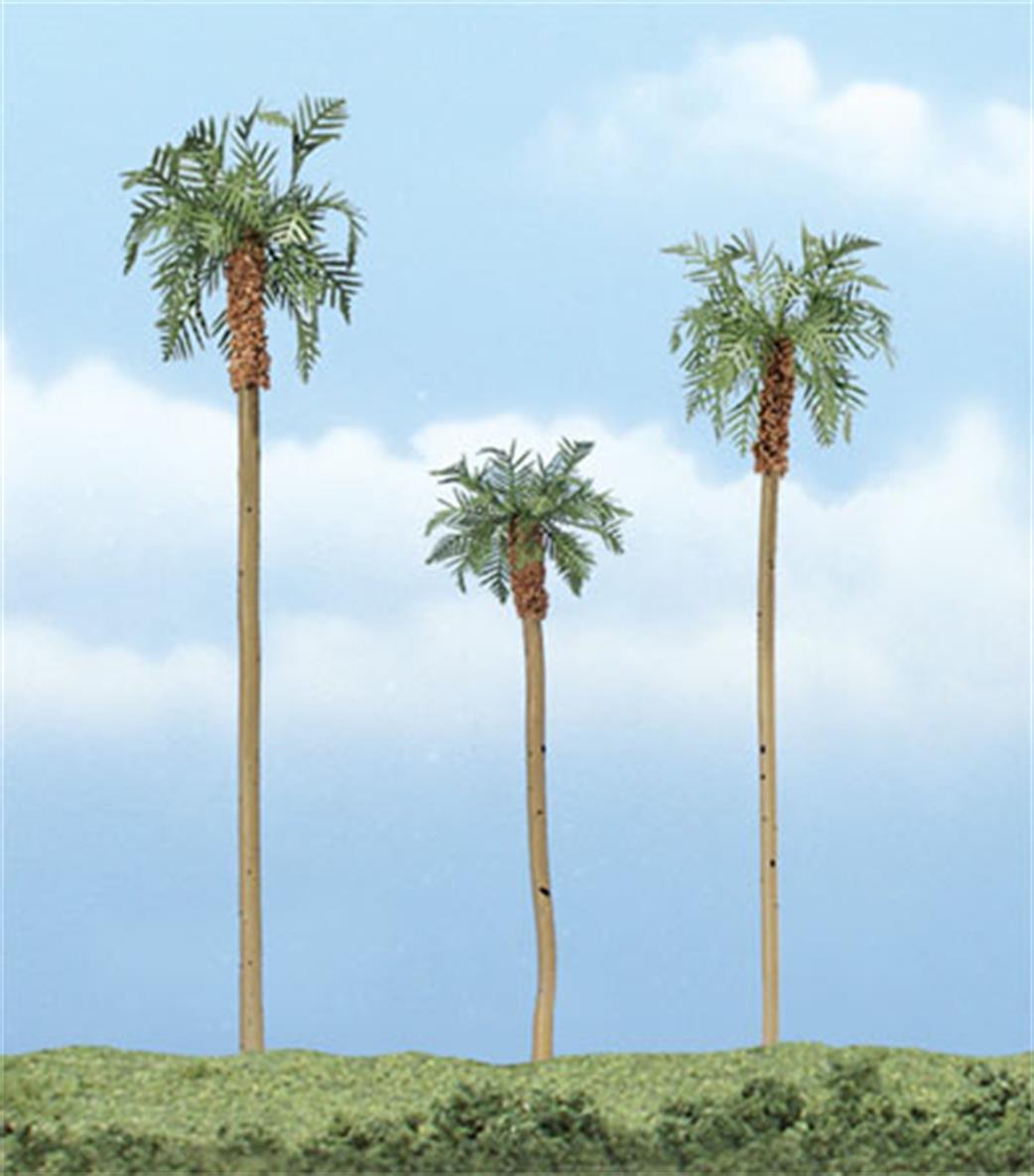 Woodland Scenics  TR1617 Royal Palm Premium Trees 3 - 4 1/2in Pack of 3