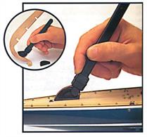 Amati 7393 Contour Sanding Tool.70220A really useful tool for finishing models.The tool comes complete with 2 different shaped tips &amp; 2 abrasive strips.Parallel tip for sanding flat pieces. Contoured tip for sanding curved sections.