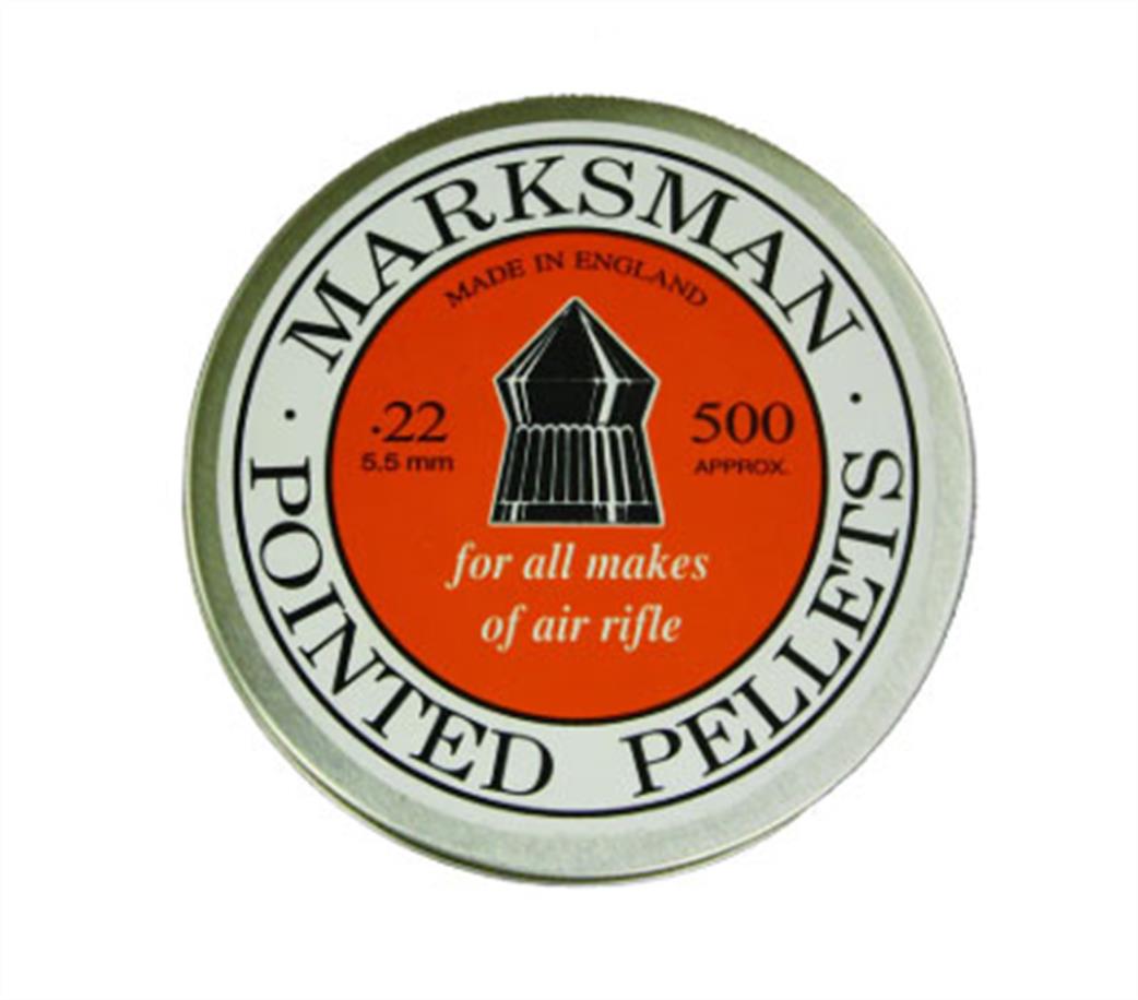Crosman  AM712 Marksman .22 5.5mm Pointed Pellets Tin of 500