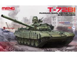 Meng TS-033 1/35 Scale Russian T-72B1 Main Battle TankDimensions - Length 290mm Width 110mmGlue and paints are required