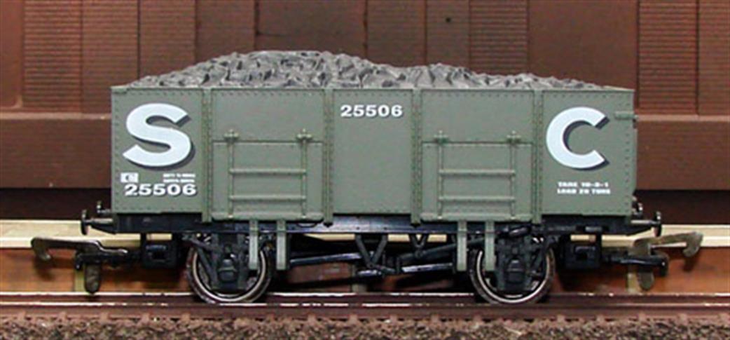 Dapol OO B694 Stephenson Clarke Ltd. 20-ton Steel Open Coal Wagon