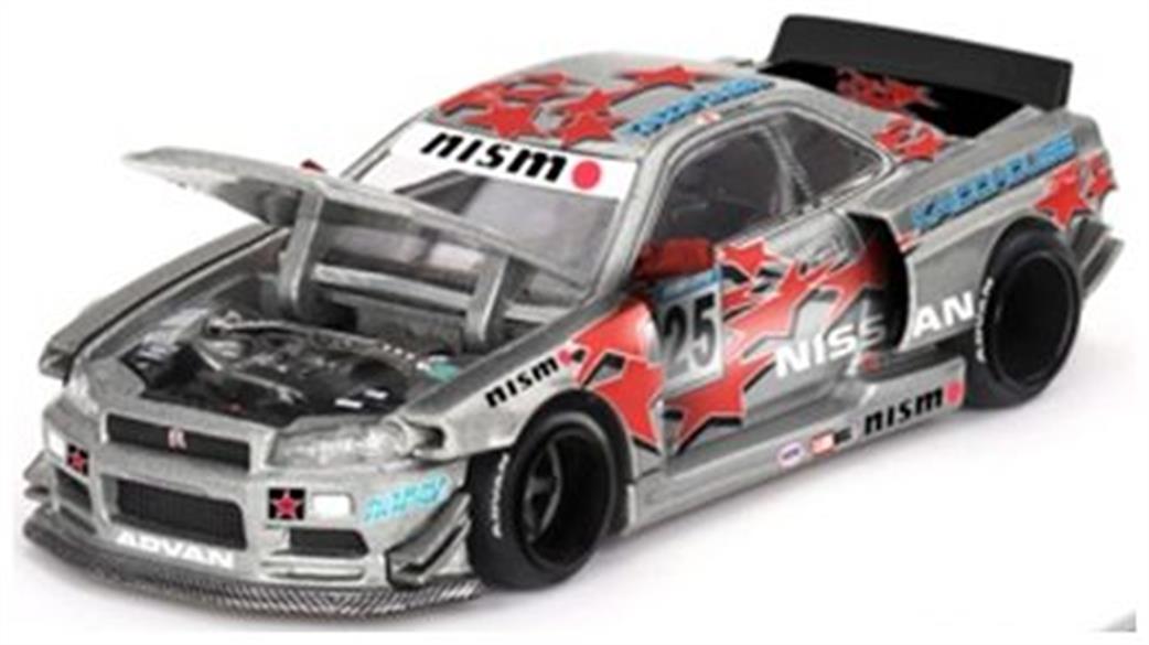 MiniGT 1/64 MGTKHMG197 Nissan Skyline GT-R (R34) Kaido Star Racing V1