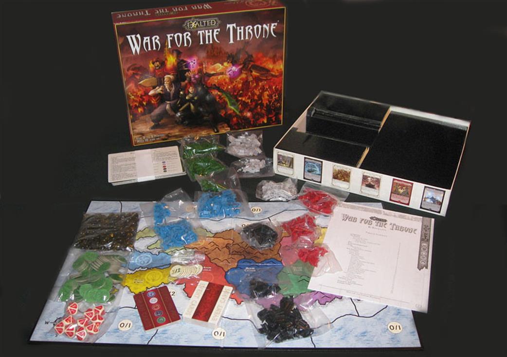 White Wolf  WW80720 War For the Throne, Exalted Boxed Game