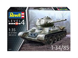 Revell 03319 1/35th Russian T-34/85 Tank Kit