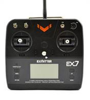 Volantex’s range extends to radios with the new Exmitter EX7 2.4ghz unit. This 7-channel radio features a 6 model memory that can be programmed directly from the in-built digital LCD display. The user friendly three level menu display provides the user with a whole host of adjustability for throttle, ailerons, elevator, rudder, gear as well as aux channels. In addition the wide, lightweight ergonomic design means provides super comfort while in use.