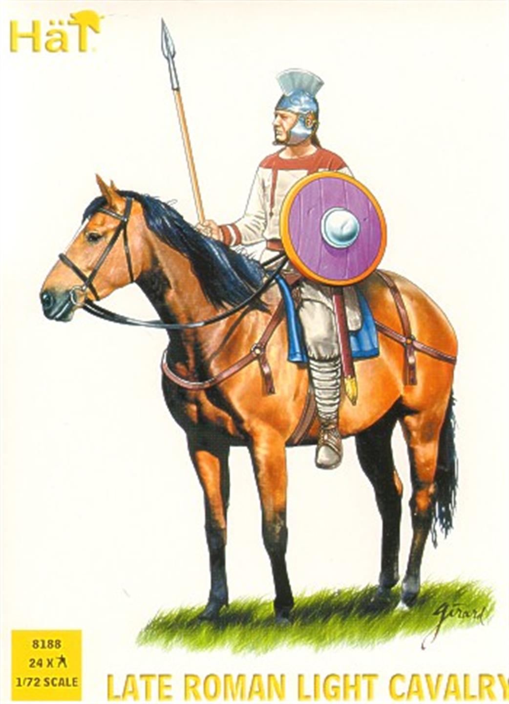 Hat 1/72 8188 Late Roman Light Cavalry 24 Pieces
