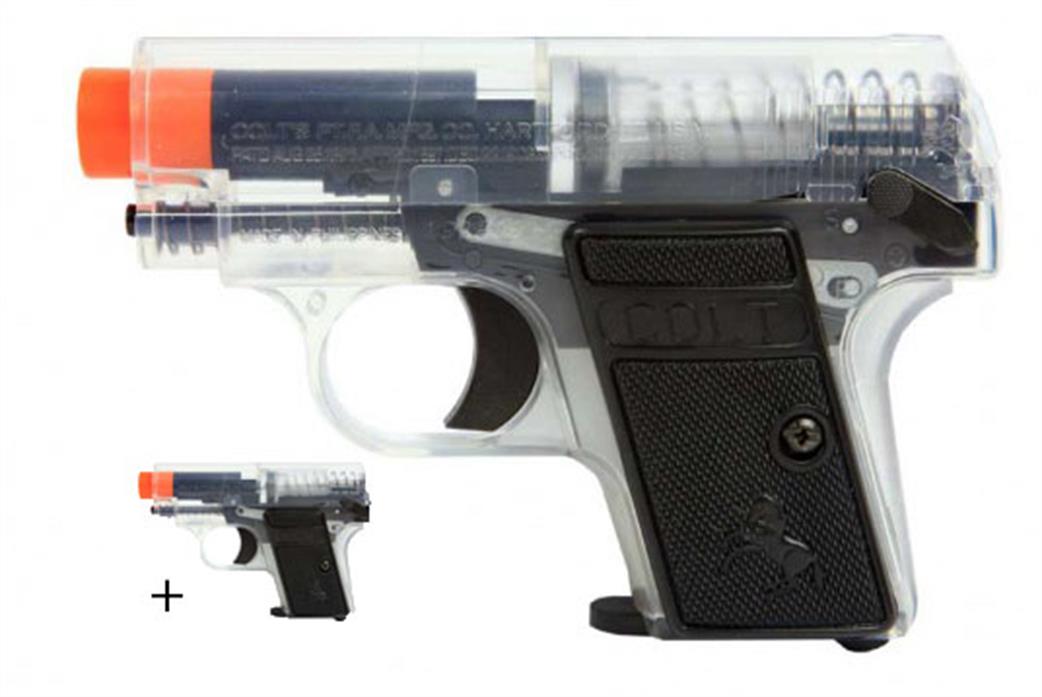 KWC Cybergun 1/1 18183 Twin Colt 25 Pocket Weapon Translucent BB Pistol