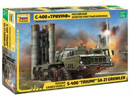 Zvezda 1/72nd 5068 Russian Triumph &amp; Growler Launch Vehicle KitLenght 18.6cm Number of Parts 283
