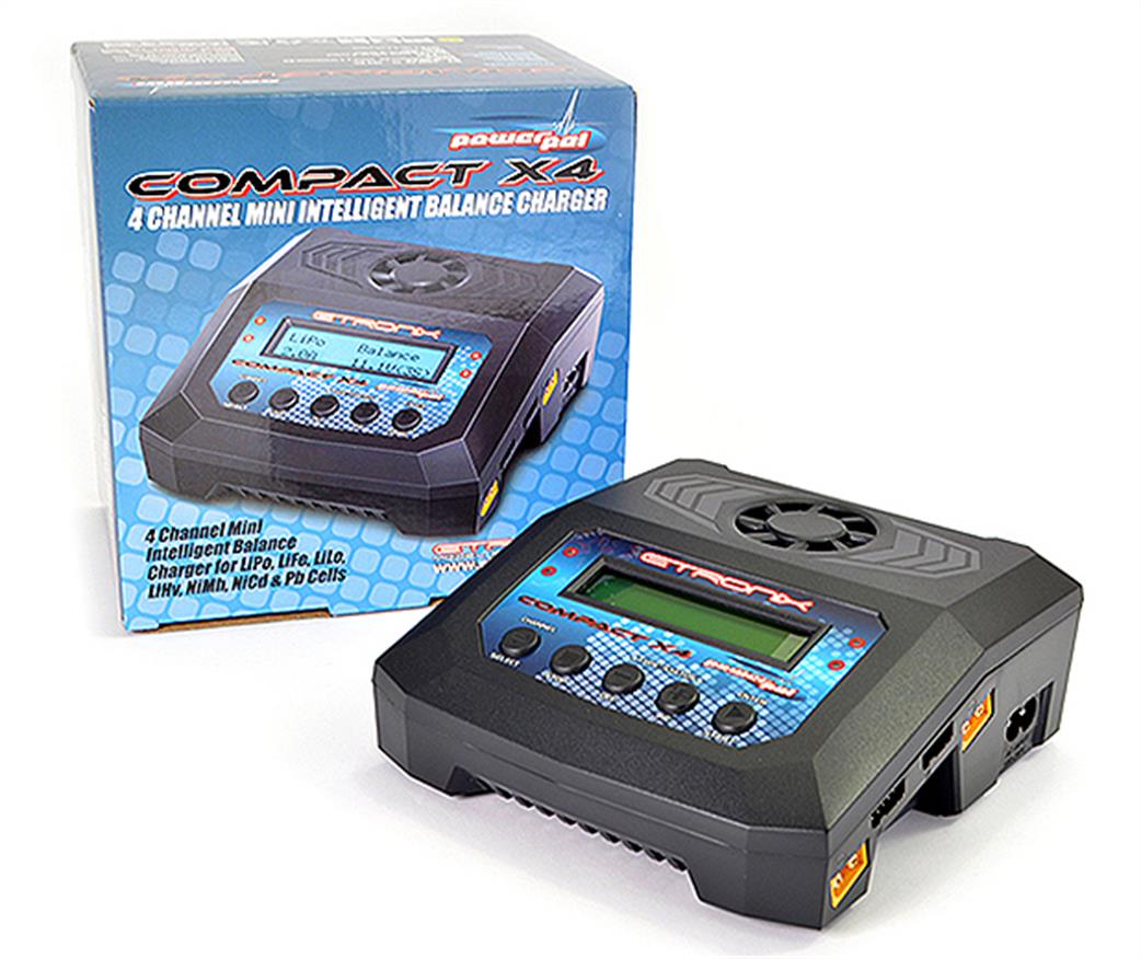 Etronix  ET0203 Compact X4 Charger Requires charge leads