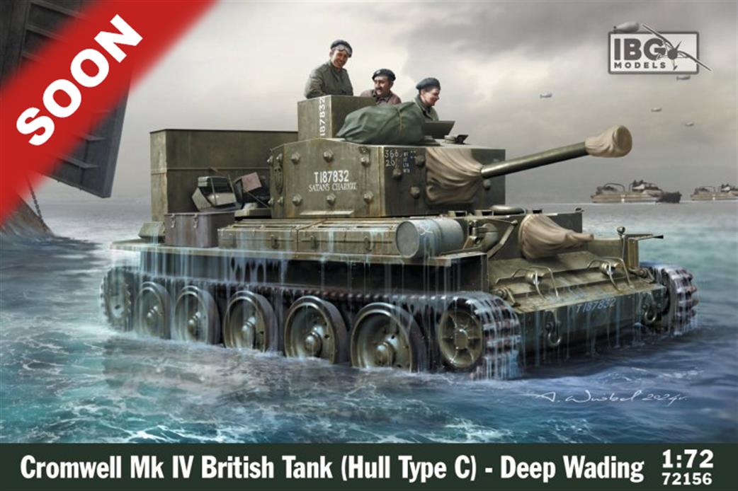 IBG Models 1/72 72156 Cromwell Mk IV British Tank Hull type C Deep Wading