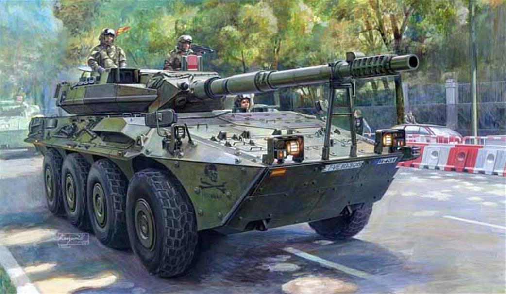 Trumpeter 00388 Spanish Army VRC-105 Centauro RCV Armoured Car Kir 1/35