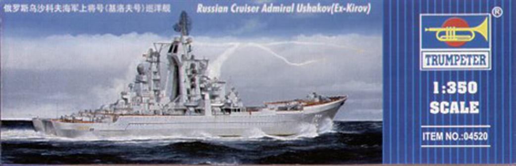 Trumpeter 04520 Russian Admiral Ushakov ex Kirov Cruiser Kit 1/350