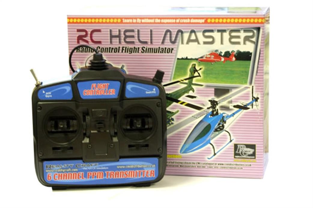Reality Craft RC Simulators  RCSIM51 RC HeliMaster Simulator C/W Transmitter (Mode2)