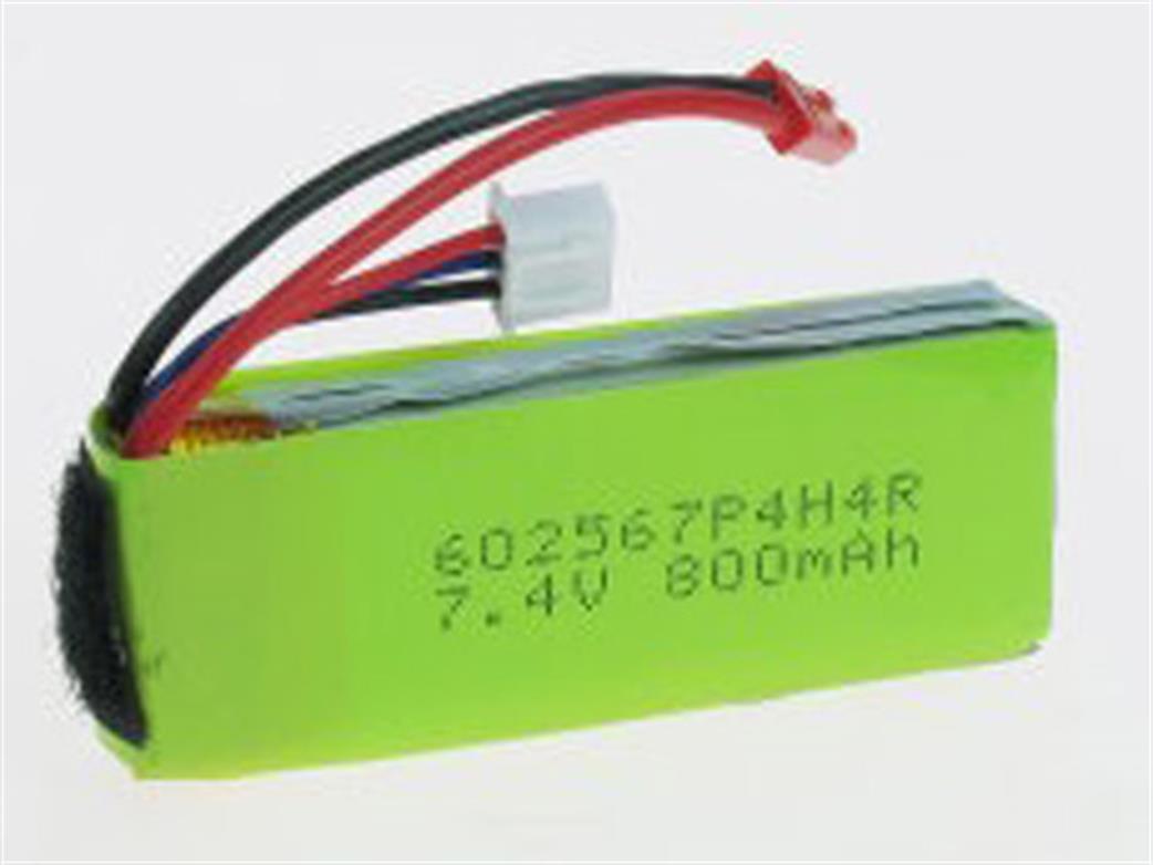 Radient  RDNB8002SJ30  7.4V 800Mah Lipo Battery