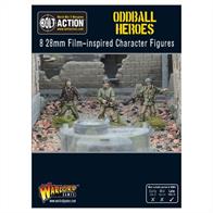 Pack of 8 Kelly's Heroes film inspired WW2 infantry figures in 28mm scale.