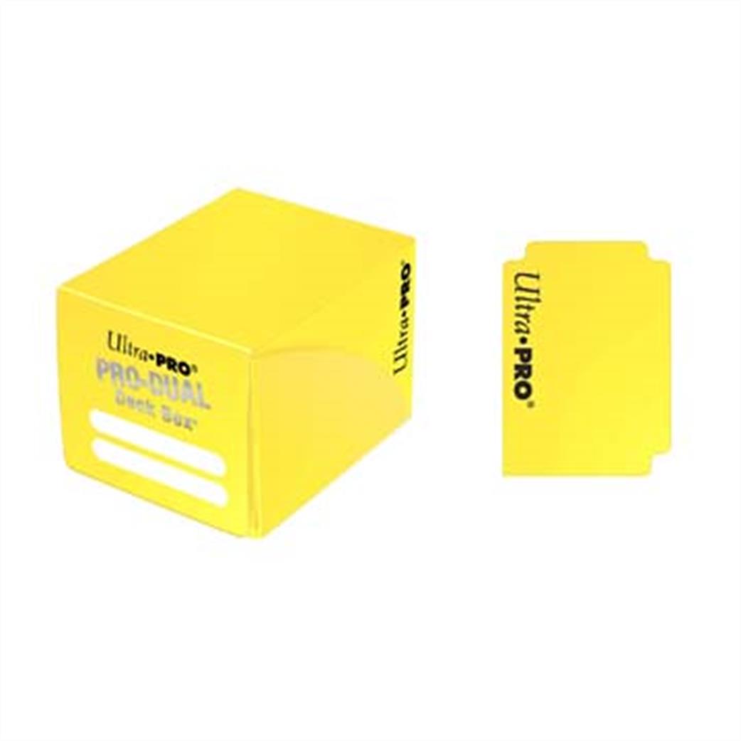 Ultra Pro  82986 PRO-DUAL 120 Card Yellow Deck Box