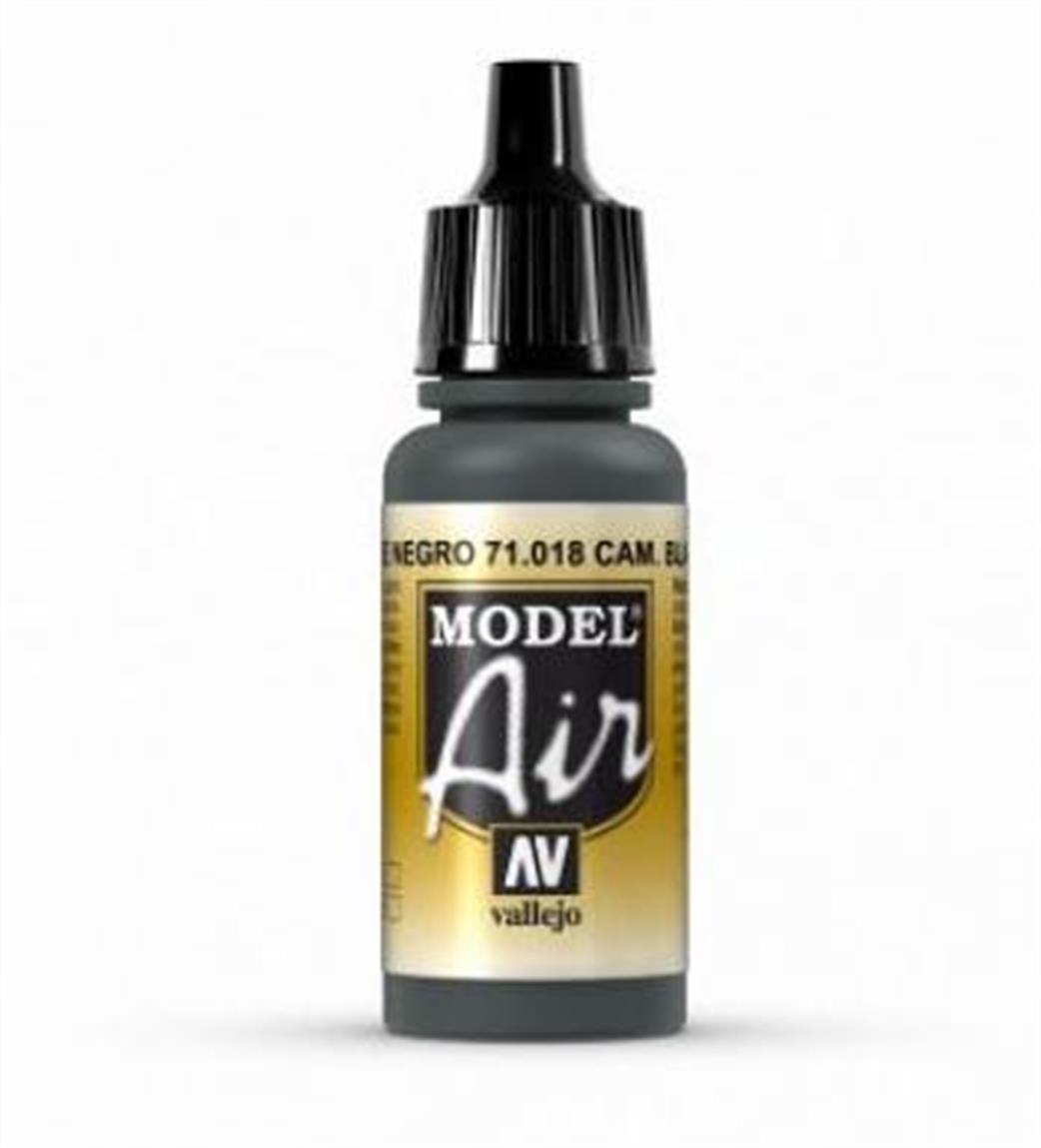 Vallejo  71018 018 Model Air Camouflage Black Green Acrylic Paint Airbrush Ready 17ml