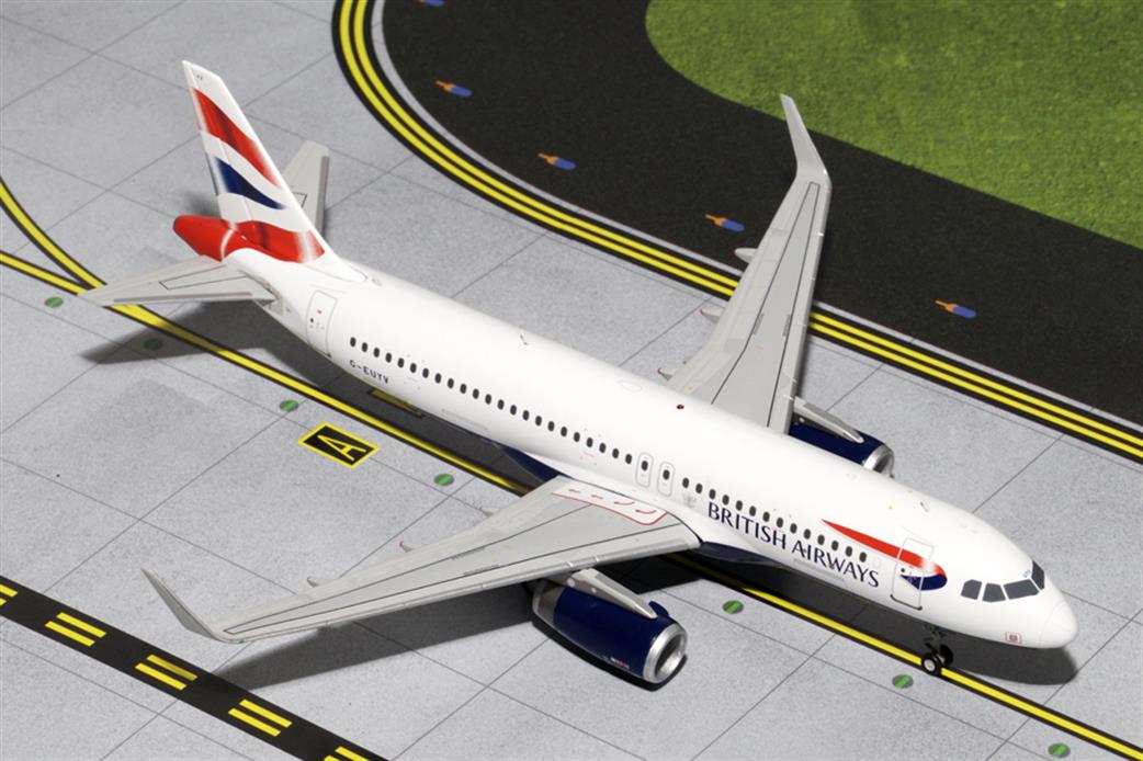 Gemini Jets 1/200 G2BAW424 Airbus A320 with Sharklets G-EUYV British Airways Diecast Aircraft Model