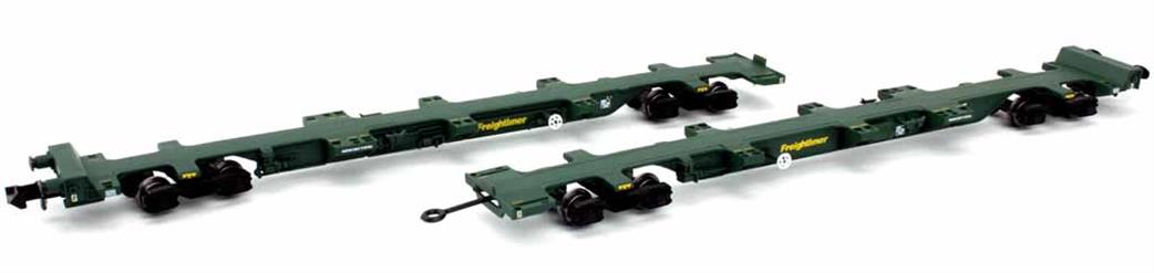 Dapol N 2F-044-001 Freightliner FEAB Container Flat Twin Pack 640707+640708