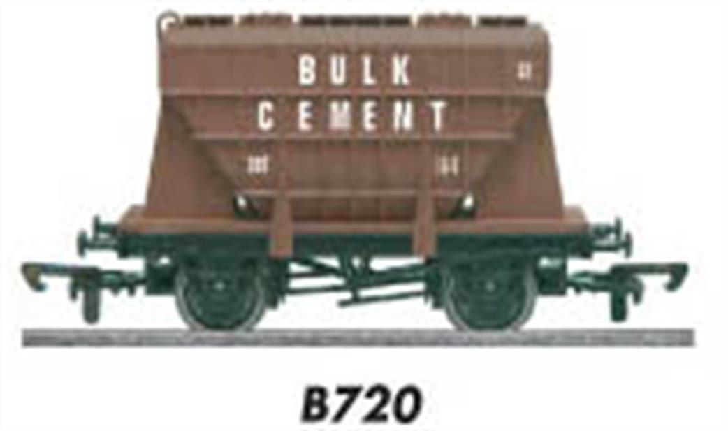 Dapol OO 4F-035-103 ARC Bulk Cement Presflow Covered Hopper Wagon Weathered